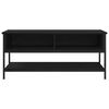 vidaXL TV Cabinet Set Black Oak 100 x 35 x 45 cm Engineered Wood