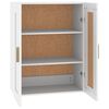 vidaXL Wall Cabinet White 69.5x32.5x90 cm Engineered Wood