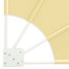 vidaXL Balcony Privacy Screen Sand 115 x 115 cm Fabric