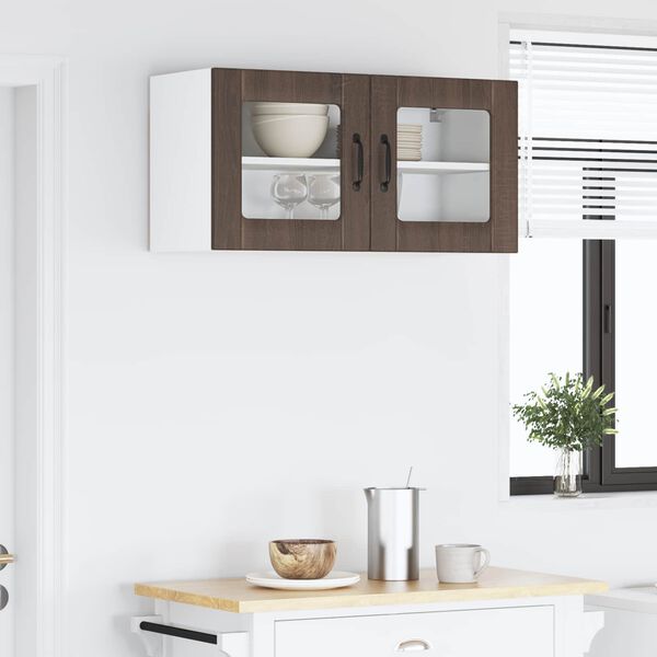 vidaXL Kitchen Cabinet Brown Oak 80 x 31 x 40 cm Engineered Wood