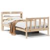 vidaXL Bed Frame without Mattress 100x200 cm Solid Wood Pine