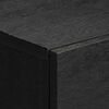 vidaXL Bedside Cabinet Black 50x33x60 cm Engineered Wood