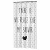 Sealskin Shower Curtain Lyrics 180 cm Black and White 233581319