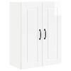 vidaXL Wall Cabinet PORTO High Gloss White 60 x 31 x 80 cm