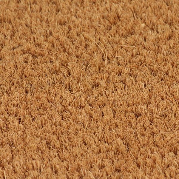 vidaXL Door Mat Natural 80x100 cm Tufted Coir