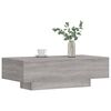vidaXL Coffee Table Grey Sonoma 100x49.5x31 cm Engineered Wood