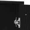 vidaXL Bathroom Sink Cabinet Black Oak 60x33x60 cm Engineered Wood