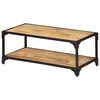 vidaXL Coffee Table 90x45x35 cm Solid Rough Mango Wood