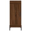 vidaXL Highboard Brown Oak 34.5x34x180 cm Engineered Wood