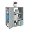 vidaXL Rolling Cabinet Grey Sonoma 60x35x75 cm Engineered Wood