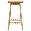 vidaXL Outdoor Bar Table Square 55x55x100 cm Bamboo