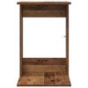 vidaXL Side Table Old Wood 40 x 38 x 62.5 cm Engineered Wood