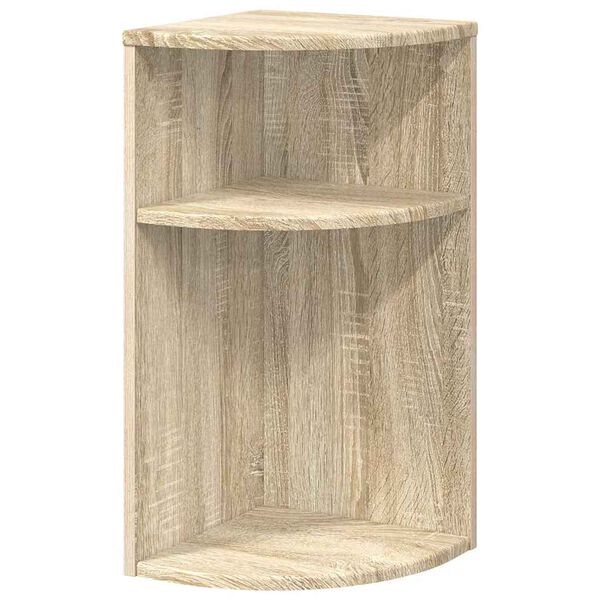 vidaXL End Table Sonoma Oak 29.6 x 29.6 x 60 cm Engineered Wood