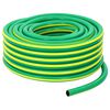 vidaXL Garden Hose 5-Ply Green and Yellow 25 mm PVC