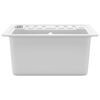 vidaXL Granite Kitchen Sink Single Basin White