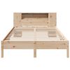 vidaXL Bookcase Bed without Mattress 140x190 cm Solid Wood Pine