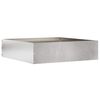 vidaXL Lawn Edging 50 x 50 x 13 cm Stainless Steel Silver