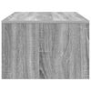 vidaXL Wall-Mounted Desk Grey Sonoma 100 x 45 x 30 cm Engineered Wood