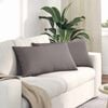 vidaXL Sofa Pillows 2 pcs Taupe 80 x 40 cm Fabric