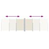 vidaXL Retractable Side Awning Cream 180x600 cm