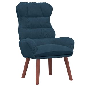 vidaXL Armchair Blue 69 x 74 x 93 cm Velvet