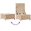 vidaXL 3 Piece Garden Sofa Set Solid Wood Pine