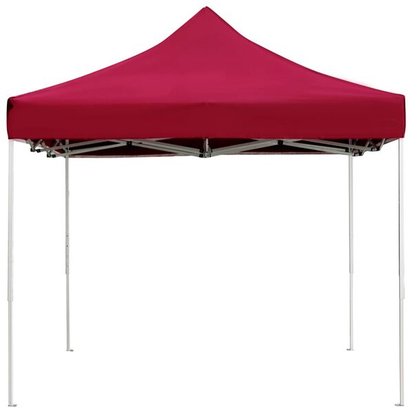 vidaXL Professional Folding Party Tent Aluminium 4.5x3 m Wine Red
