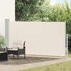 vidaXL Patio Retractable Side Awning 170x300 cm Cream