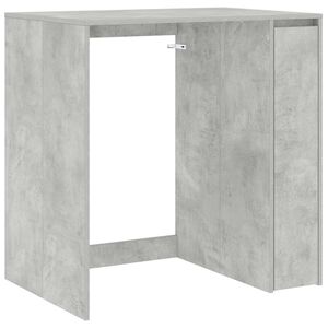 vidaXL Wash Machine Cabinet with Storage Concrete gray 87 x 60 x 89 cm