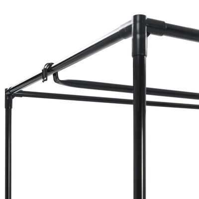 vidaXL Wardrobe Black 75x50x160 cm