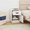 vidaXL Bedside Cabinets 2 pcs White 40x34x55 cm Solid Wood Pine