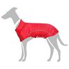 vidaXL Dog Raincoat with Reflective Strips Polyester Red M