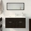 vidaXL Bathroom Furniture Set 2 pcs Black Oak 90 x 38.5 x 46 cm