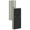 vidaXL Outdoor Wall Light Silver 7 x 10 x 22 cm