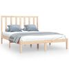 vidaXL Bed Frame without Mattress Solid Wood Pine 120x200 cm