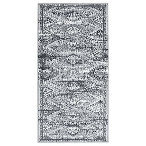 vidaXL Runner Rug BCF Oriental Grey 80x150 cm
