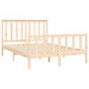 vidaXL Bed Frame without Mattress 140x200 cm Solid Wood Pine