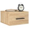 vidaXL Wall-mounted Bedside Cabinets 2 pcs Sonoma Oak 35x35x20 cm