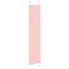 vidaXL Pleated Blind Pink 45x200 cm Fabric Width 44.4 cm Polyester