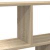 vidaXL Wall Cube Shelf 12 Compartments Sonoma Oak Engineered Wood