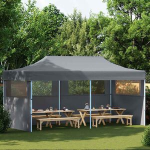 vidaXL Partytent | Anthracite | 600D oxford with PVC coating | 3x6 m | Foldable