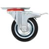 vidaXL Swivel Casters 4 pcs 75 mm