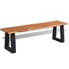 vidaXL Bench Solid Acacia Wood 160 cm