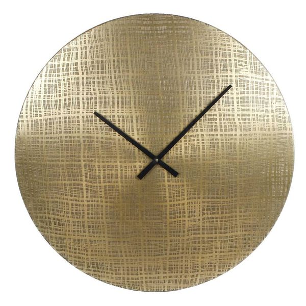 Gifts Amsterdam Wall Clock Zurich L Metal Gold 55 cm