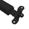 vidaXL Lid Support Hinge 2 pcs Black 192 x 32 x 50 mm Steel