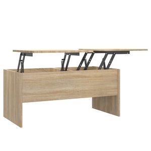 vidaXL Coffee Table | Sonoma oak | Engineered wood | Medium | Coffee Table