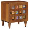 vidaXL Bedside Cabinet Brown 40 x 33 x 46 cm Solid Mango Wood
