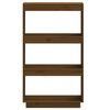 vidaXL Book Cabinet/Room Divider Honey Brown 60x35x103 cm Solid Wood Pine