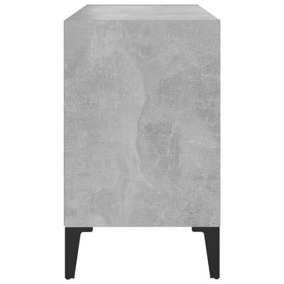 vidaXL TV Cabinet with Metal Legs Concrete Grey 69.5x30x50 cm