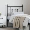 vidaXL Metal Replace Headboard Black 75 cm